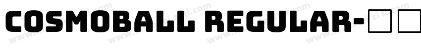 Cosmoball Regular字体转换